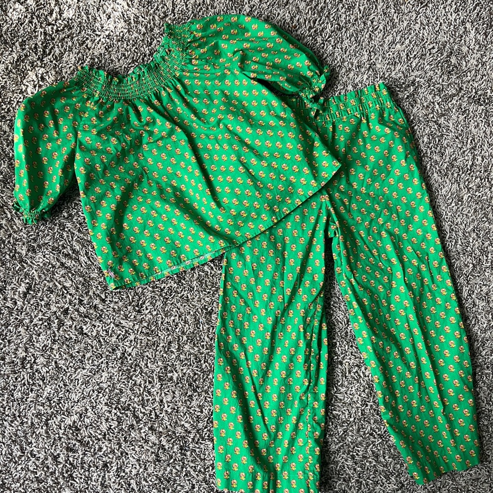 Polo by Ralph Lauren Green Floral Garment